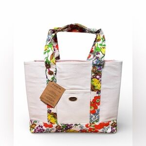 NWT Coach Floral Canvas Tote Limited Edition